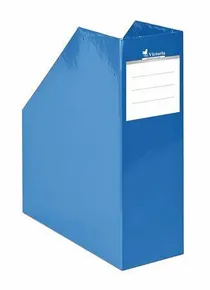 Zeitschriftenständer "Premium", dunkelblau, Karton, 90 mm, VICTORIA